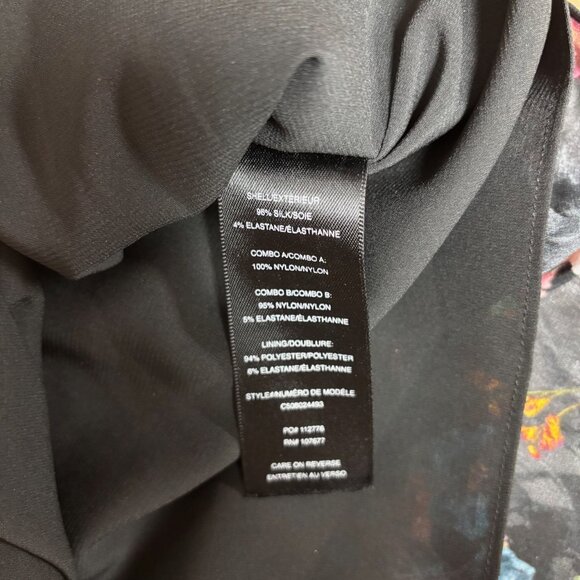 Alice Olivia Womens Silk Floral Top Size *M Lace Sleeveless Fairy Whimsigoth - Picture 6 of 10